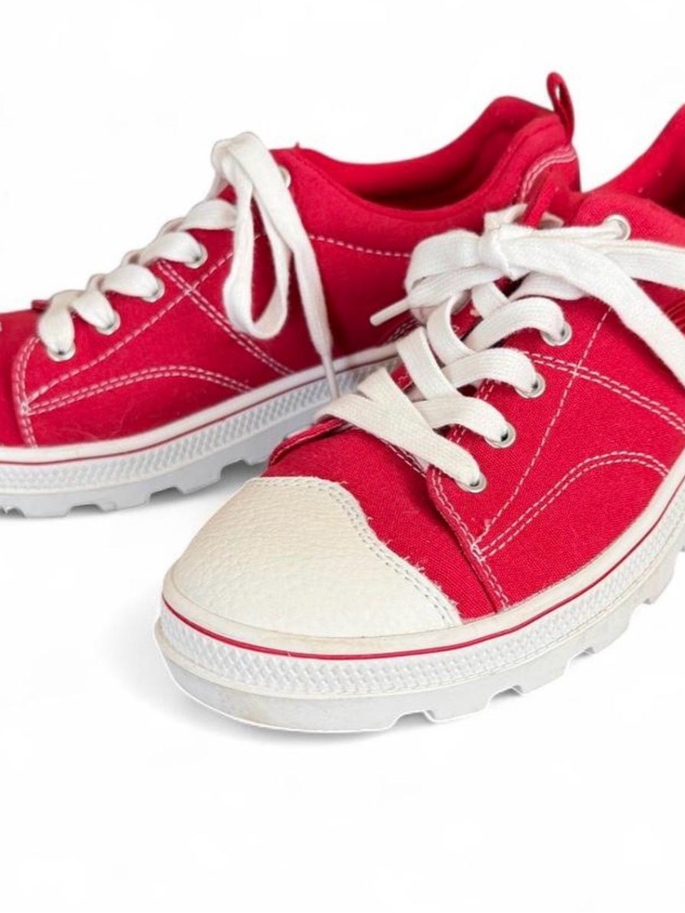 Skechers Women’s Street Los Angeles Roadies Red Sneakers 8.5 Like New